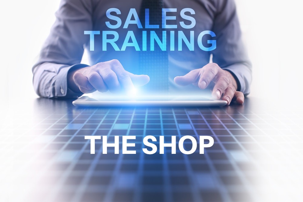Sales training shop for professional courses